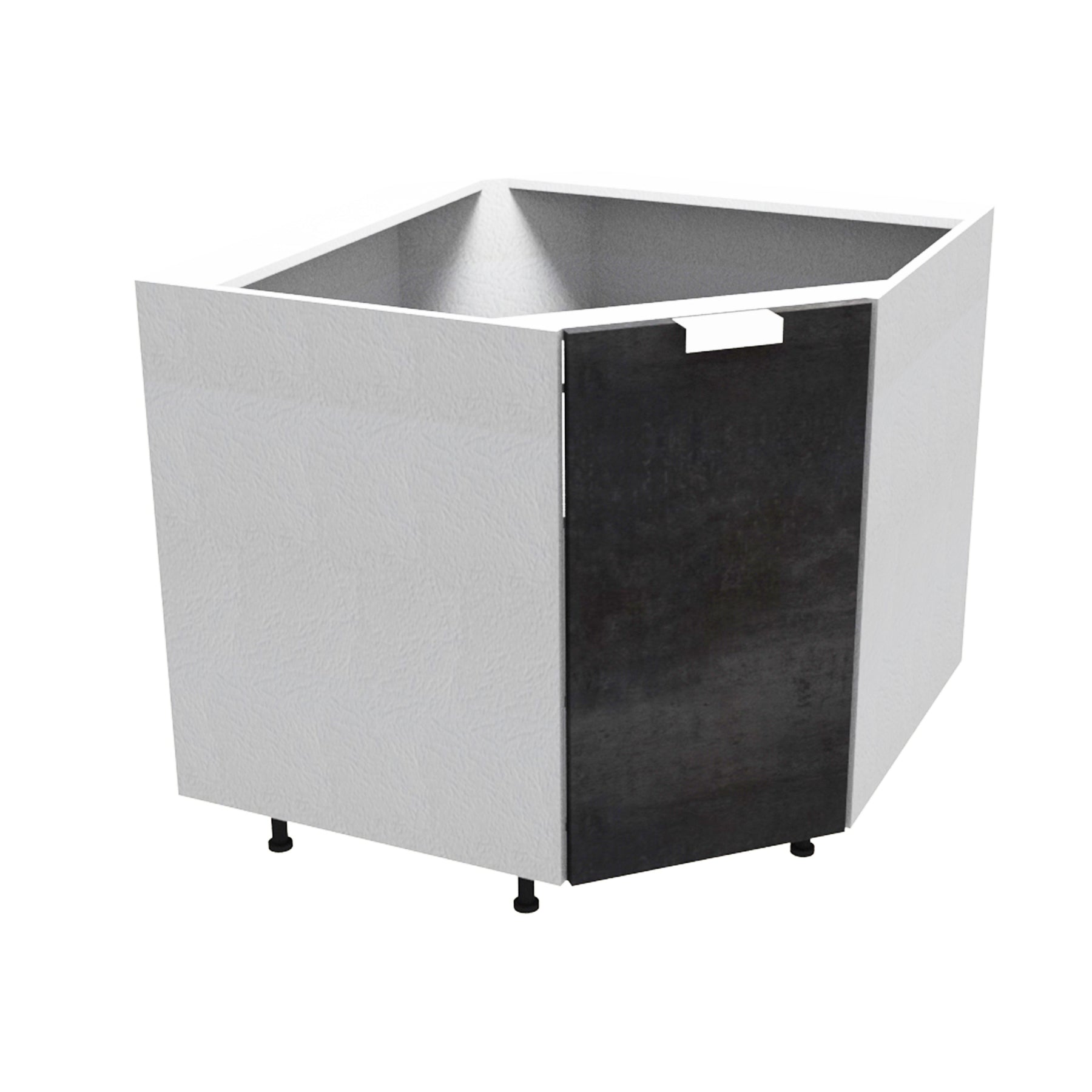 RTA - Rustic Grey - Corner Sink Base Cabinets | 36"W x 30"H x 23.8"D