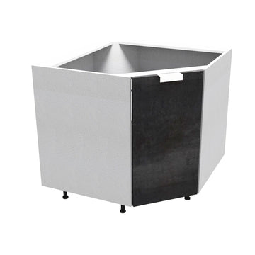 RTA - Rustic Grey - Corner Sink Base Cabinets | 36"W x 34.5"H x 24"D