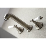 Metropolitan 2-Handle Wall Mount Bathroom Faucet