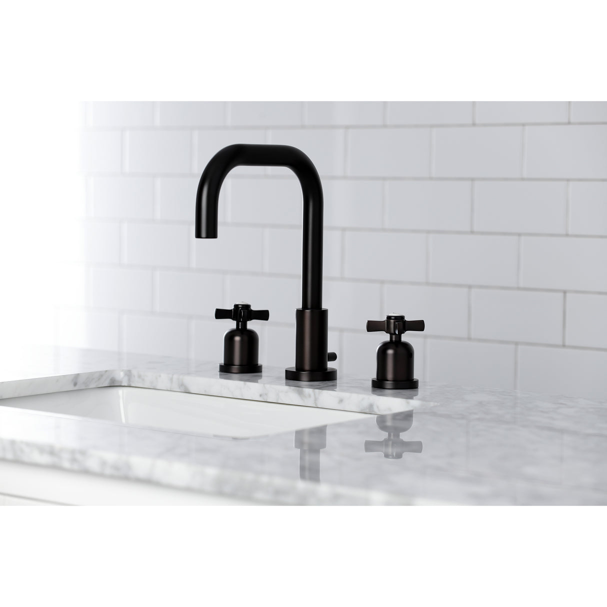 Millennium Widespread Bathroom Faucet With Dual Cross Handle