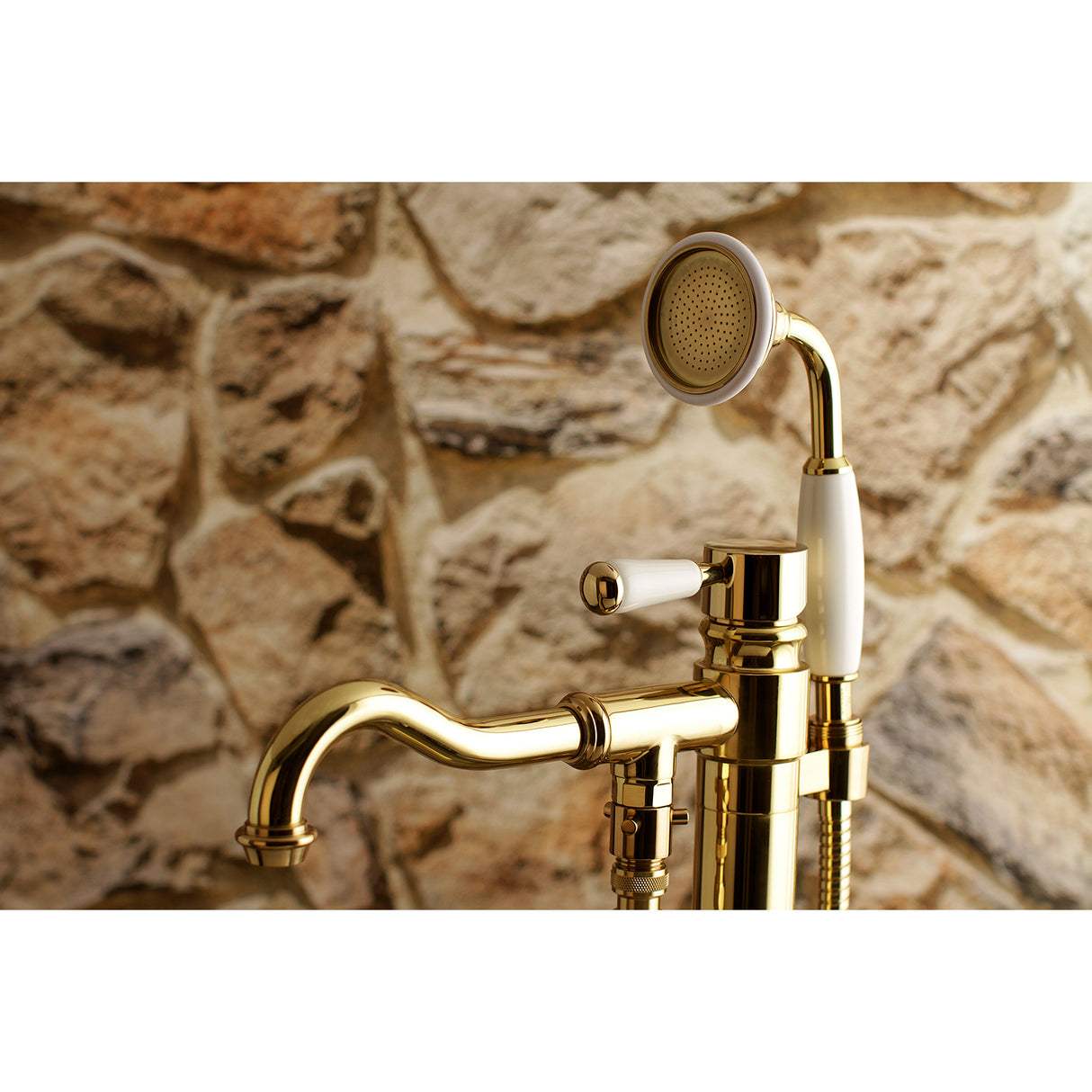 Paris Freestanding Tub Faucet With Hand Shower