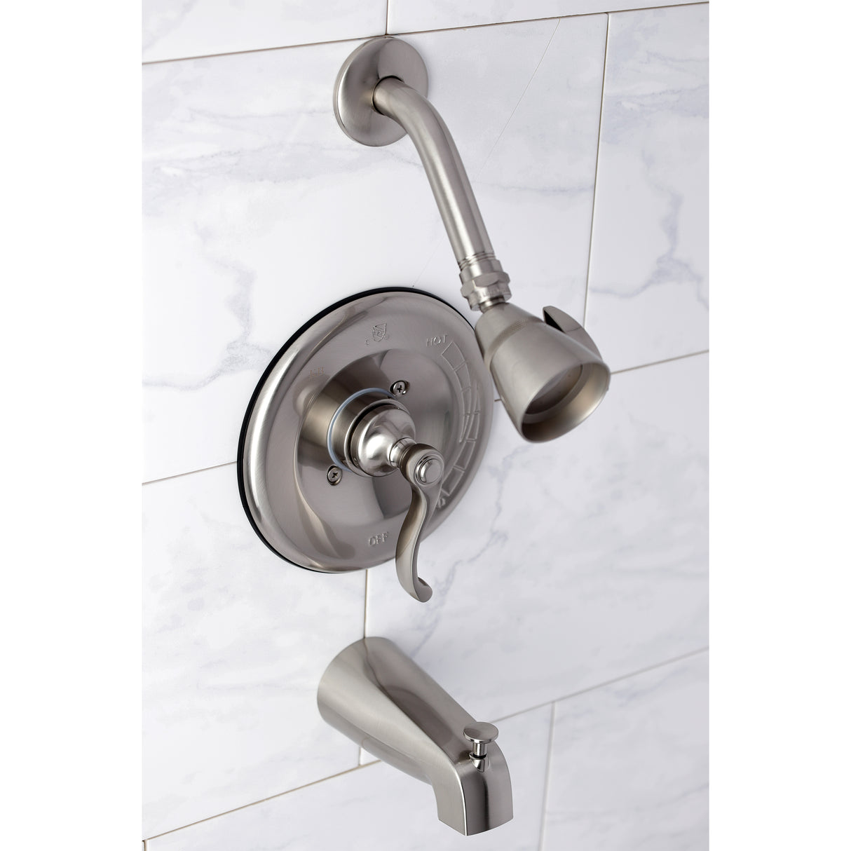 Tub And Shower Faucet, Brushed Nickel