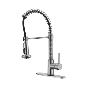 Step Single Handle Pull - Down Sprayer Kitchen Faucet