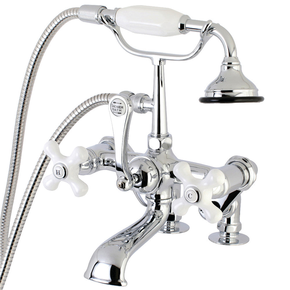 Auqa Vintage 7"Adjustable Clawfoot Tub Faucet With Hand Shower