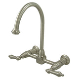 Traditional Wall Mount Bridge Kitchen Faucet