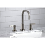 NuvoFusion Widespread Bathroom Faucet With Brass Pop Up