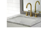 Modern Widespread Bathroom Faucet with Brass Pop-Up