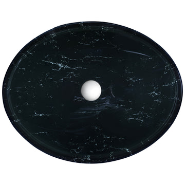 Marbled Black Vessel Sink - Lepea Series