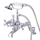 Vintage Adjustable Center Deck Mount Tub Faucet