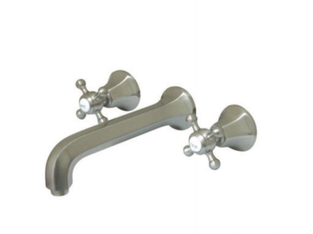 Metropolitan Two-handle 3-Hole Wall Mount Bathroom Sink Faucet