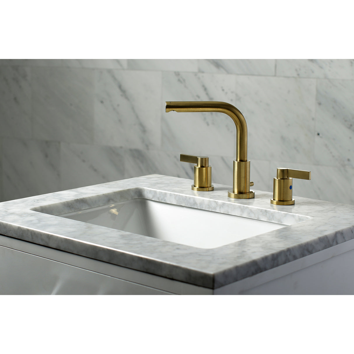 NuvoFusion 8 inch Widespread Bathroom Faucet