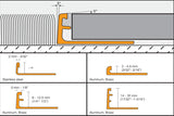 Schiene Decorative Edge-Protection Alum Satin