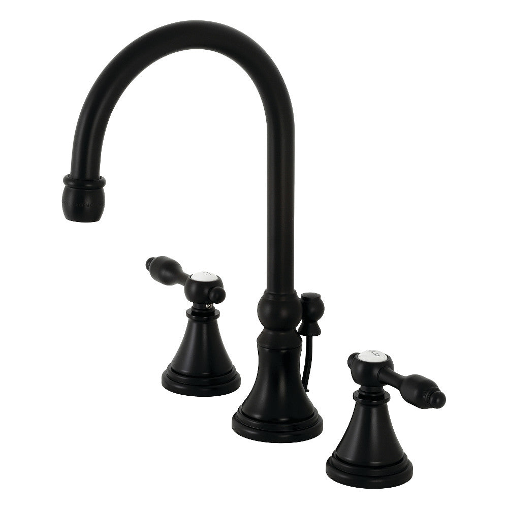 Tudor Widespread Bathroom Faucet W/ Brass Pop Up