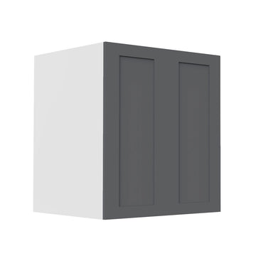 RTA - Grey Shaker - Vanity Base Full Double Door Cabinet | 27