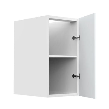 RTA - White Shaker - Vanity Base Full Single Door Cabinet | 15