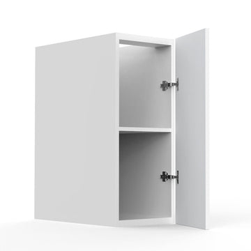 RTA - White Shaker - Vanity Base Full Single Door Cabinet | 18