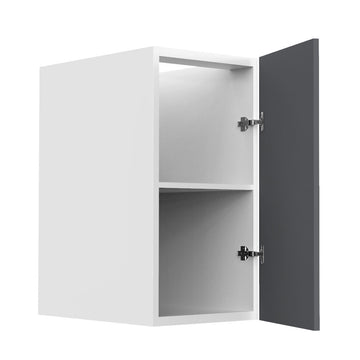 RTA - Grey Shaker - Vanity Base Full Single Door Cabinet | 15