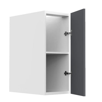 RTA - Grey Shaker - Full Height Single Door Base Cabinets | 24