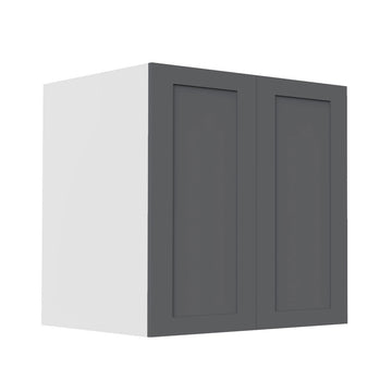RTA - Grey Shaker - Full Height Double Door Base Cabinets | 30