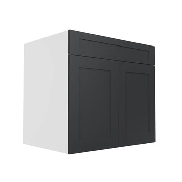 RTA - Grey Shaker - Double Door Base Cabinets | 33