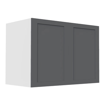 RTA - Grey Shaker - Full Height Double Door Base Cabinets | 42