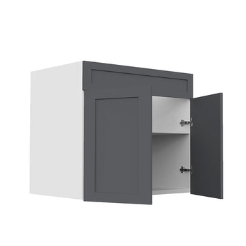 RTA - Grey Shaker - Sink Base Cabinets | 33