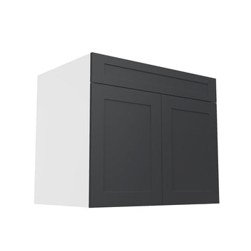 RTA - Grey Shaker - Double Door Vanity Cabinets | 36
