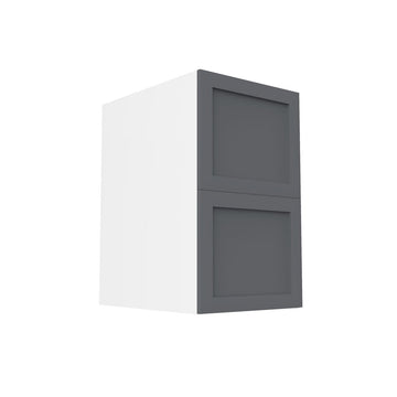 RTA - Grey Shaker - Two Drawer Vanity Cabinets | 18