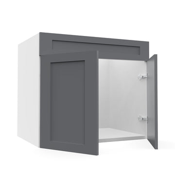 RTA - Grey Shaker - Sink Vanity Cabinets | 36"W x 30"H x 21"D