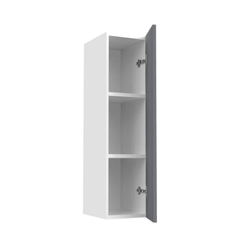 RTA - Grey Shaker - Single Door Wall Cabinets | 9