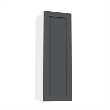 RTA - Grey Shaker - Single Door Wall Cabinets | 12