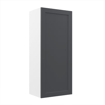 RTA - Grey Shaker - Single Door Wall Cabinets | 18