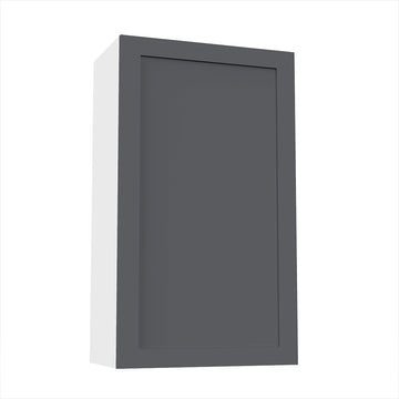RTA - Grey Shaker - Single Door Wall Cabinets | 21