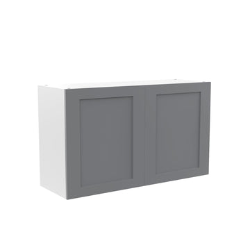 RTA - Grey Shaker - Double Door Wall Cabinets | 36