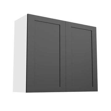 RTA - Grey Shaker - Double Door Wall Cabinets | 36