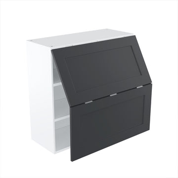 RTA - Grey Shaker - Bi-Fold Door Wall Cabinets | 30