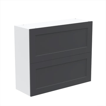 RTA - Grey Shaker - Bi-Fold Door Wall Cabinets | 36