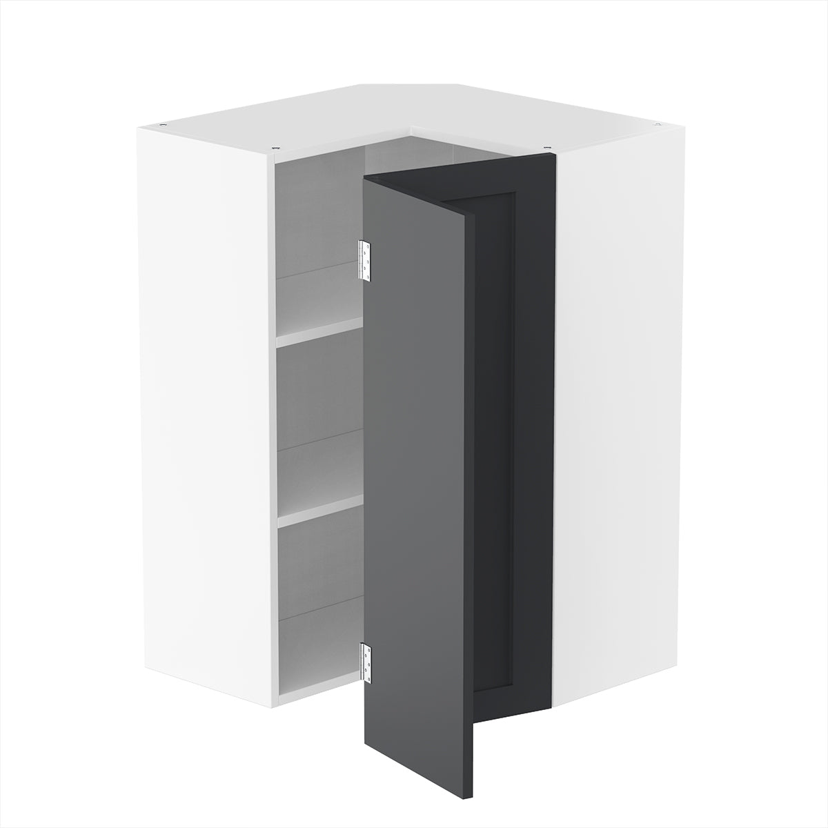 RTA - Grey Shaker - Easy Reach Wall Cabinets | 24"W x 36"H x 12"D
