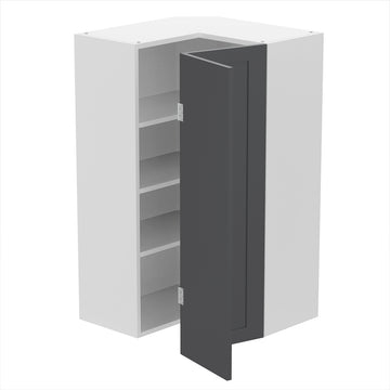 RTA - Grey Shaker - Easy Reach Wall Cabinets | 24"W x 42"H x 12"D