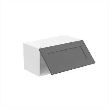 RTA - Grey Shaker - Horizontal Door Wall Cabinets | 24