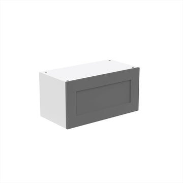 RTA - Grey Shaker - Horizontal Door Wall Cabinets | 24