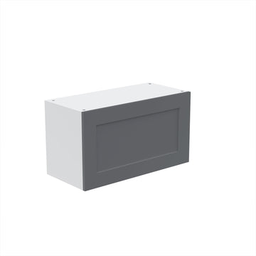 RTA - Grey Shaker - Horizontal Door Wall Cabinets | 24