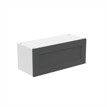 RTA - Grey Shaker - Horizontal Door Wall Cabinets | 30