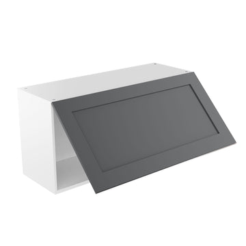 RTA - Grey Shaker - Horizontal Door Wall Cabinets | 36