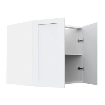 RTA - White Shaker - Full Height Double Door Base Cabinets | 33"W x 30"H x 23.8"D