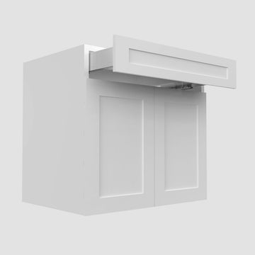 RTA - White Shaker - Double Door Base Cabinets | 33