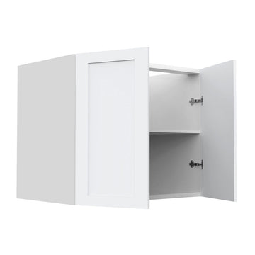 RTA - White Shaker - Full Height Double Door Base Cabinets | 36"W x 30"H x 23.8"D