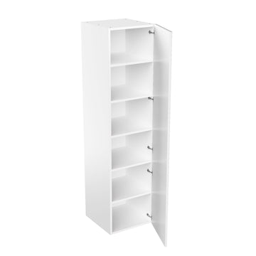 RTA - White Shaker - Single Door Tall Cabinets | 24