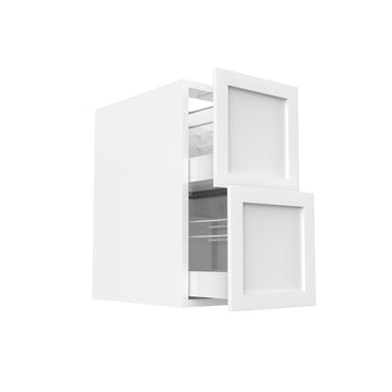 RTA - White Shaker - Two Drawer Vanity Cabinets | 15