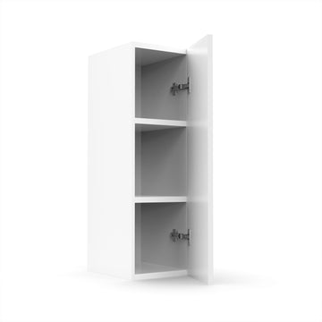 RTA - White Shaker - Single Door Wall Cabinets | 9"W x 30"H x 12"D